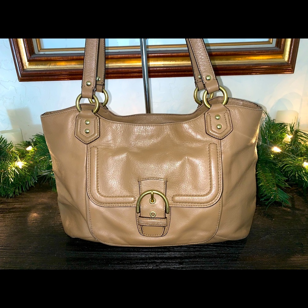 COACH Tan Leather Bag